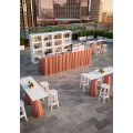 Барний табурет Frozen Square Stool 6342 C2 White (6342C2)3
